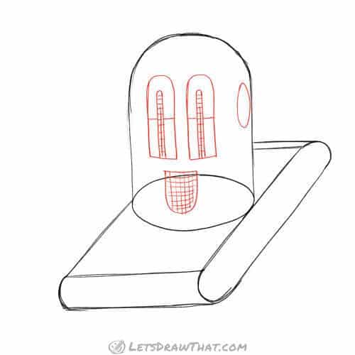 Drawing step: Add some “face” dials